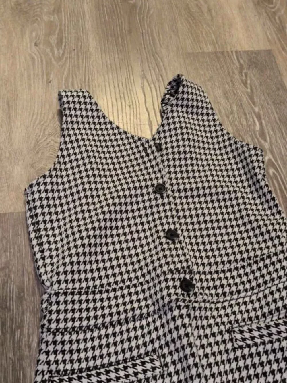 Abercrombie Kids Houndstooth Jumpsuit girls 9/10